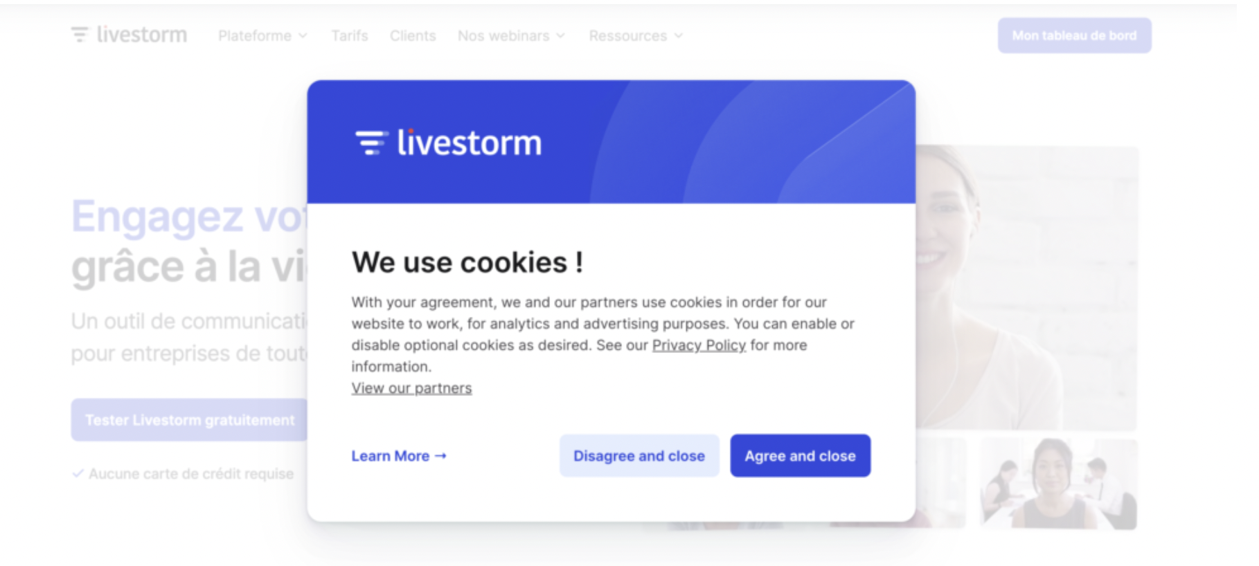 cookies livestrom